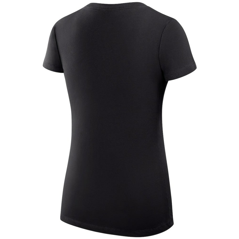 Boston Bruins G-III 4Her by Carl Banks Women's Super-Slim Fit Lightweight City Graphic V-Neck T-Shirt Black