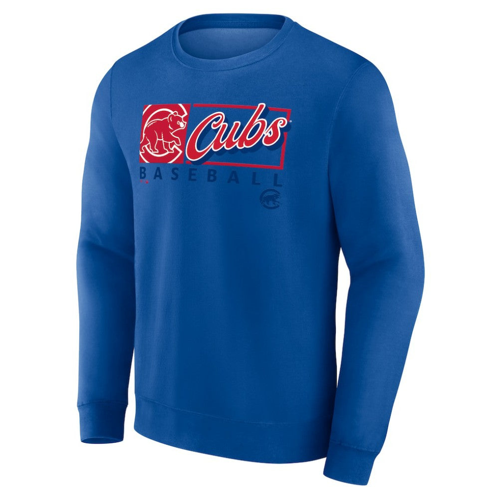 Chicago Cubs Focus Fleece Pullover Sweatshirt - Royal