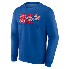 Chicago Cubs Focus Fleece Pullover Sweatshirt - Royal
