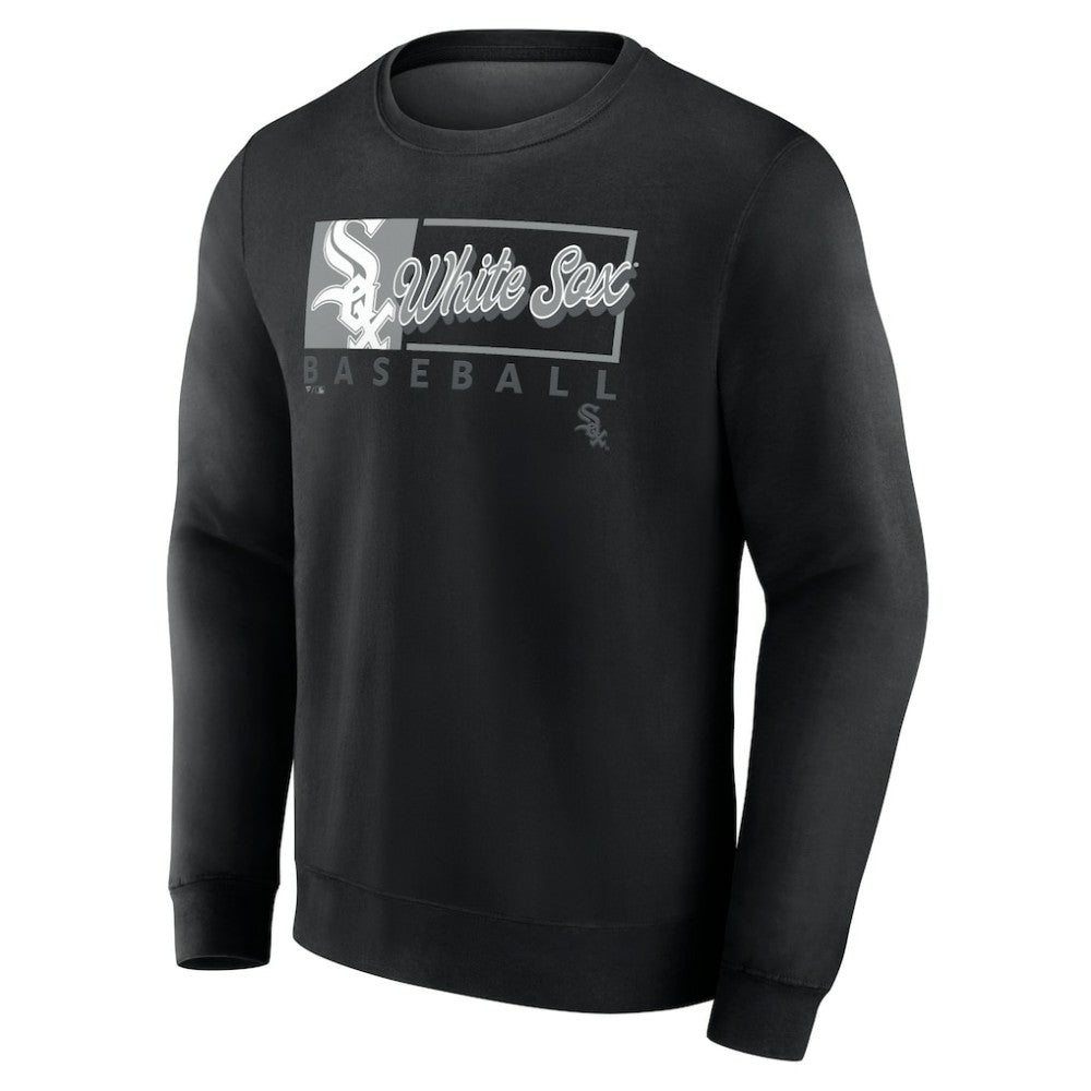 Chicago White Sox Focus Fleece Pullover Sweatshirt - Black