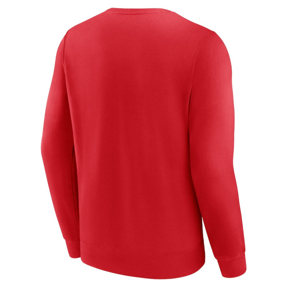 Cincinnati Reds Focus Fleece Pullover Sweatshirt - Red