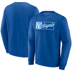 Kansas City Royals Focus Fleece Pullover Sweatshirt - Royal