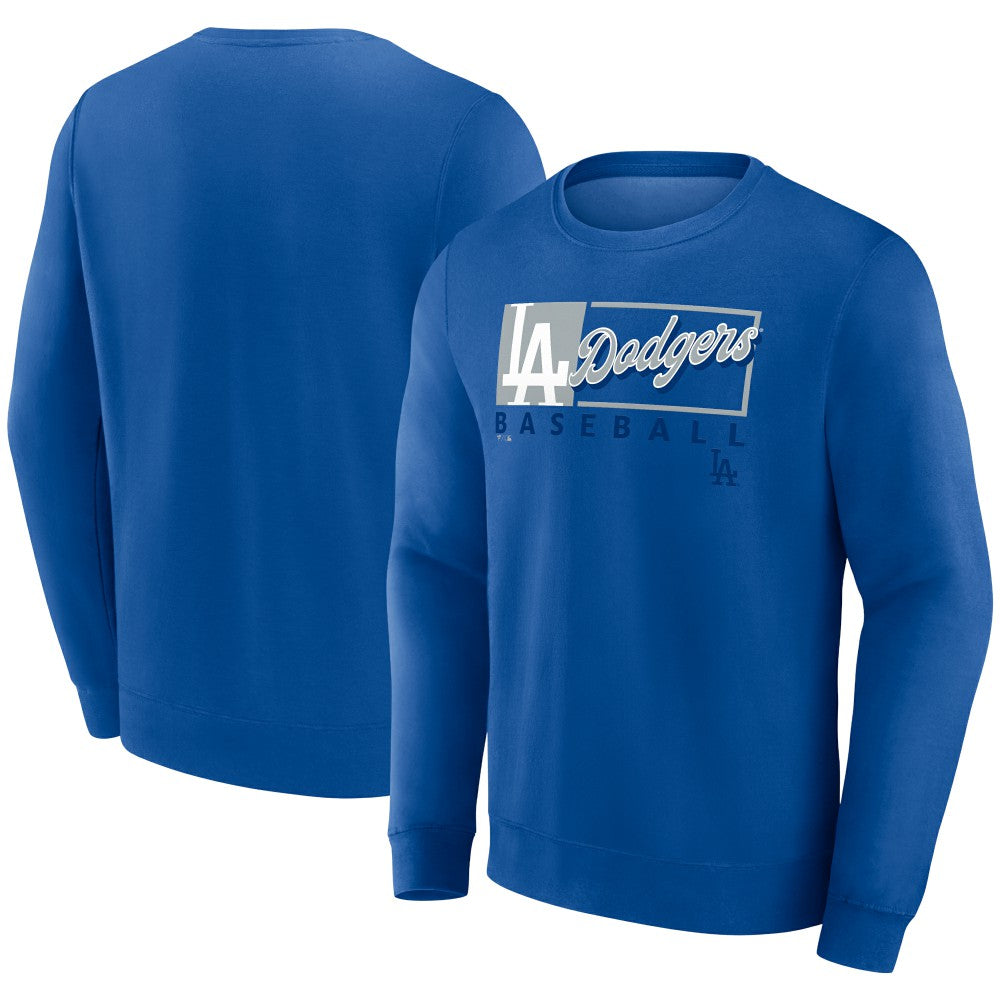 Los Angeles Dodgers Focus Fleece Pullover Sweatshirt - Royal