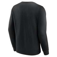 Miami Marlins Focus Fleece Pullover Sweatshirt - Black