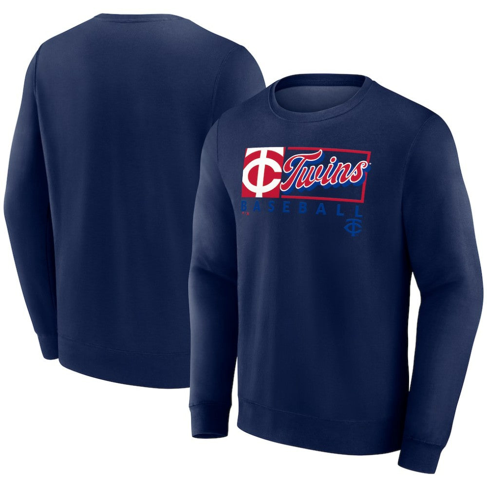 Minnesota Twins Focus Fleece Pullover Sweatshirt - Navy