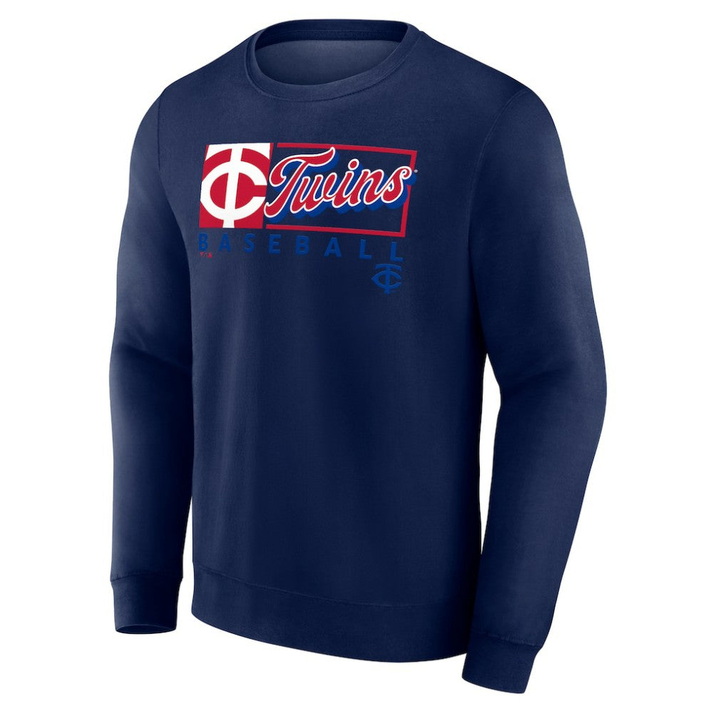 Minnesota Twins Focus Fleece Pullover Sweatshirt - Navy