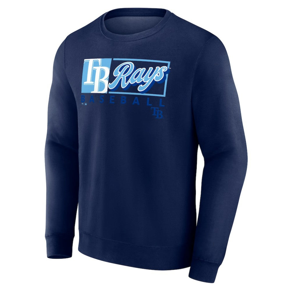 Tampa Bay Rays Focus Fleece Pullover Sweatshirt - Navy