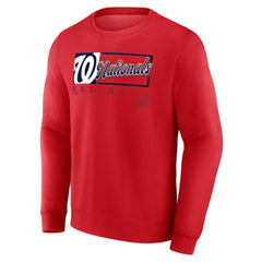 Washington Nationals Focus Fleece Pullover Sweatshirt - Red