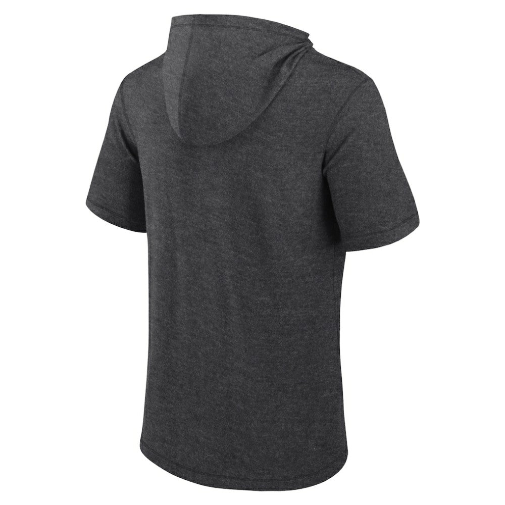 Chicago White Sox Push Short Sleeve Pullover Hoodie - Heather Charcoal
