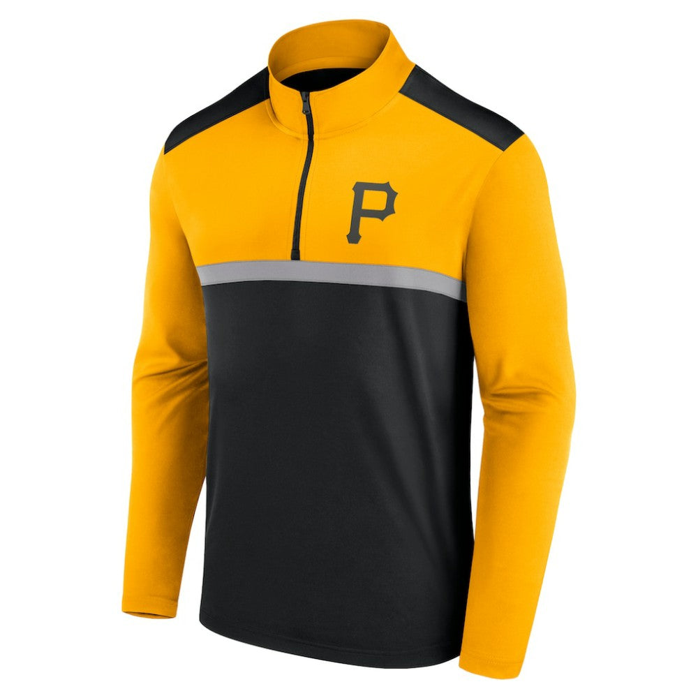 Pittsburgh Pirates Unstoppable Quarter-Zip Top - Black