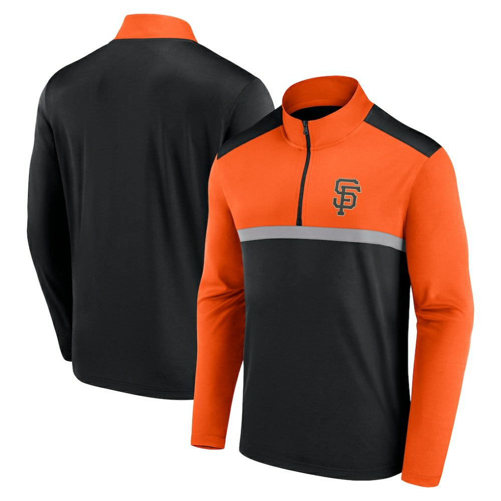 San Francisco Giants Unstoppable Quarter-Zip Top - Black