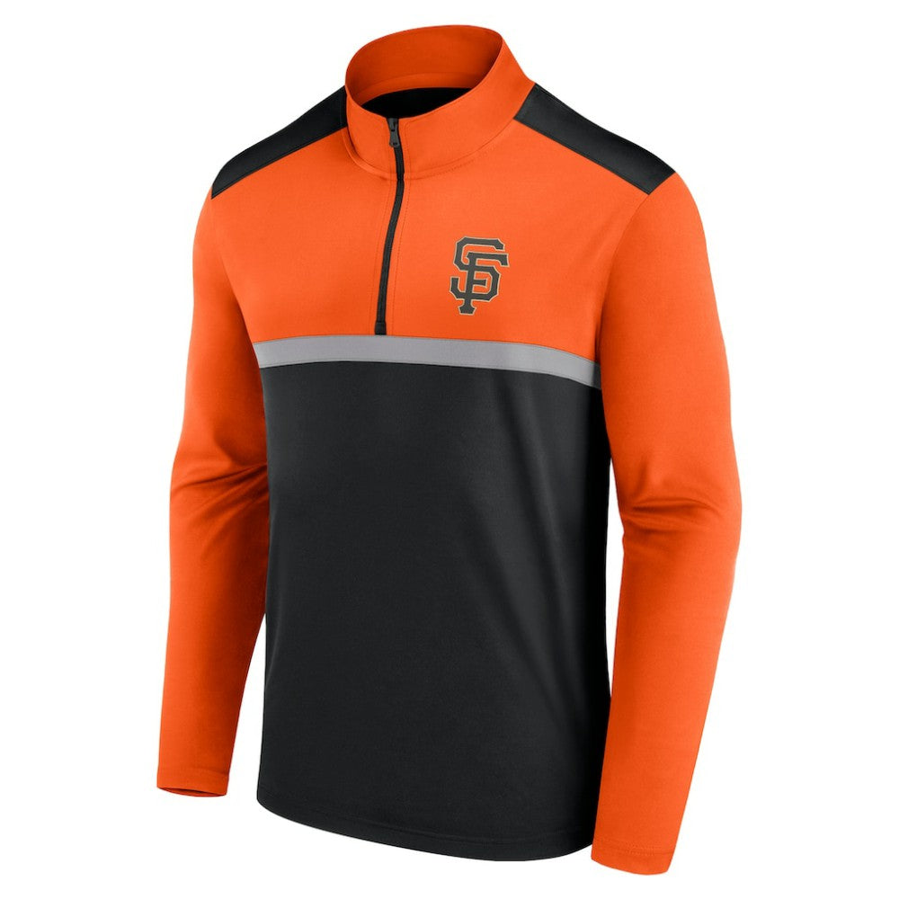 San Francisco Giants Unstoppable Quarter-Zip Top - Black
