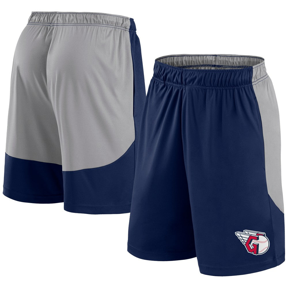 Cleveland Guardians Go Hard Shorts - Navy/Gray