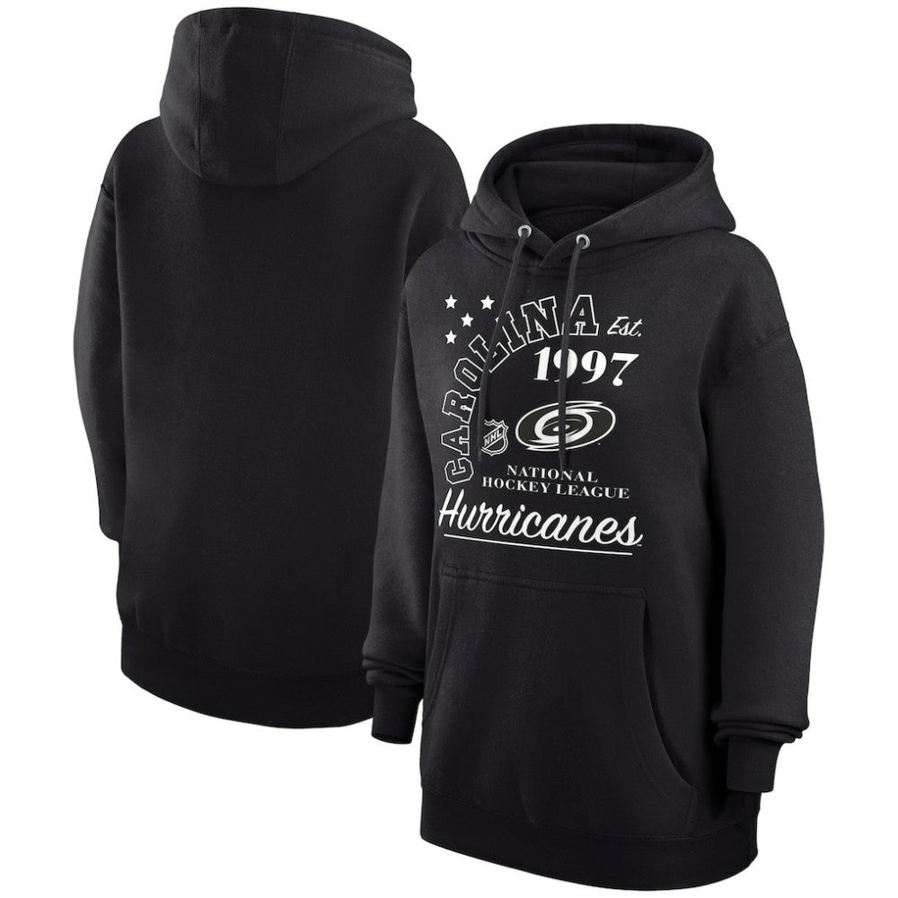 Carolina Hurricanes Starter Arch City Team Graphic Fleece Pullover Hoodie Black
