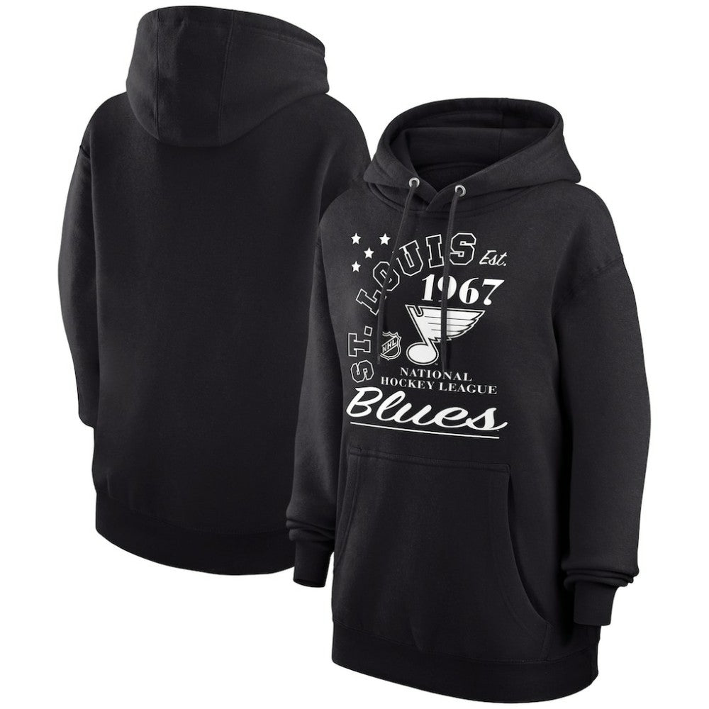 St. Louis Blues Starter Arch City Team Graphic Fleece Pullover Hoodie Black