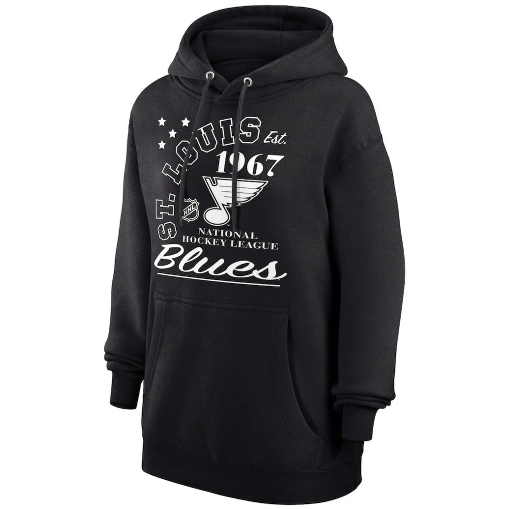 St. Louis Blues Starter Arch City Team Graphic Fleece Pullover Hoodie Black