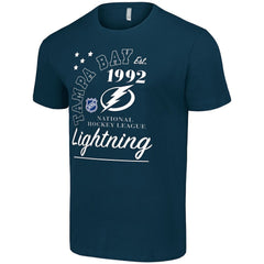 Tampa Bay Lightning Starter Arch City Team Graphic T-Shirt Navy