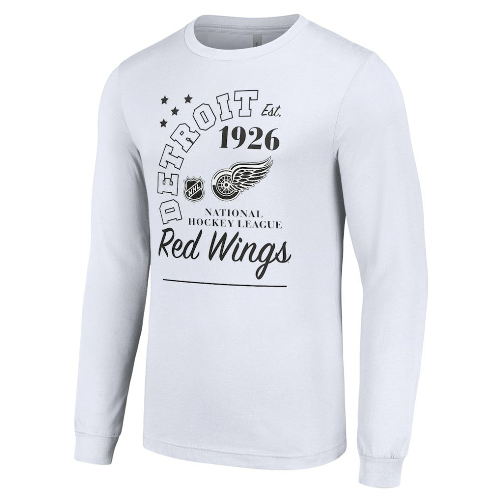 Detroit Red Wings Starter Arch City Theme Graphic Long Sleeve T-Shirt White