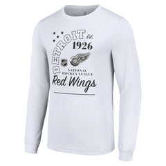 Detroit Red Wings Starter Arch City Theme Graphic Long Sleeve T-Shirt White