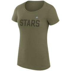 Dallas Stars G-III 4Her by Carl Banks Women's Super-Slim Fit Lightweight Dot Print Team T-Shirt Green