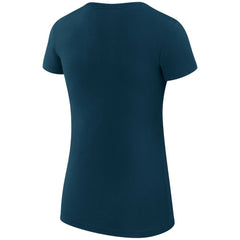 Tampa Bay Lightning G-III 4Her by Carl Banks Women's Super-Slim Fit Lightweight Dot Print Team T-Shirt Navy