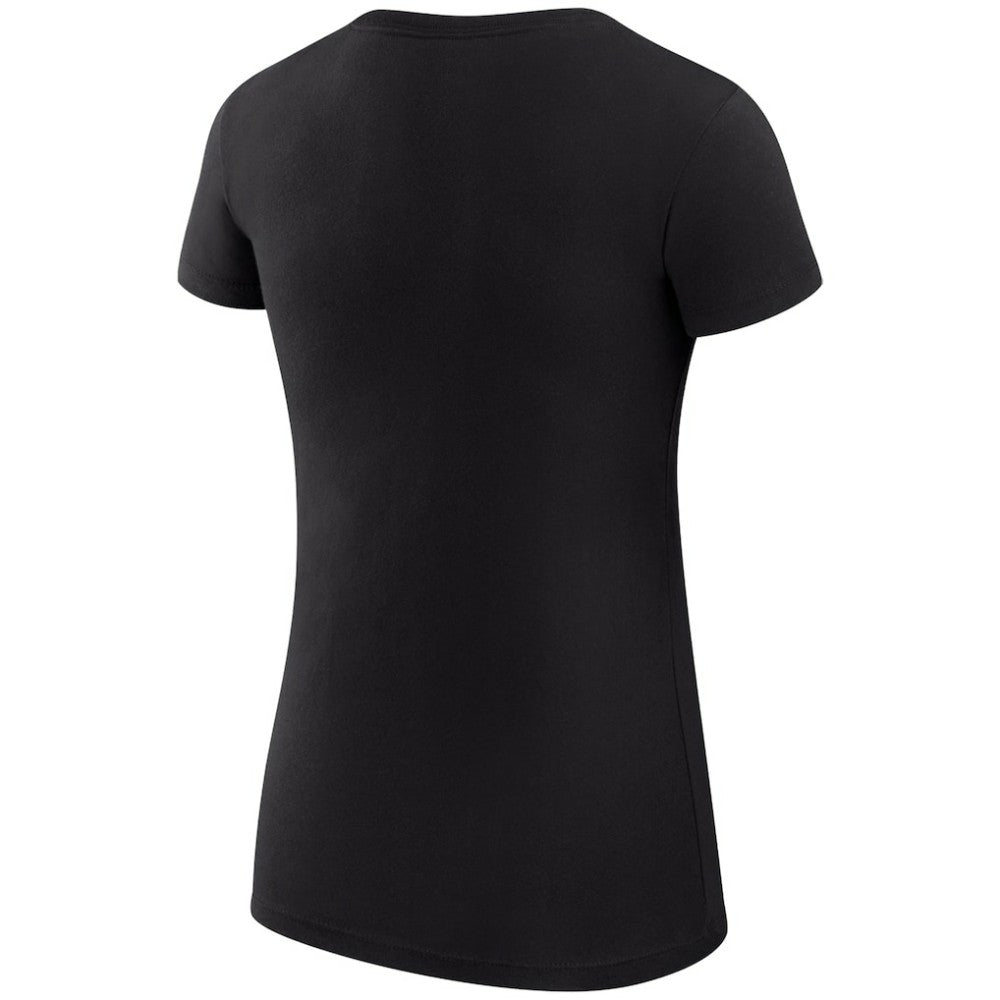 San Jose Sharks G-III 4Her by Carl Banks Women's Super-Slim Fit Lightweight Dot Print Team T-Shirt Black