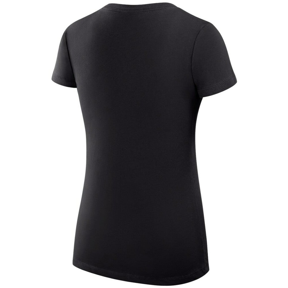 Philadelphia Flyers G-III 4Her by Carl Banks Women's Super-Slim Fit Lightweight Dot Print Team V-Neck T-Shirt Black