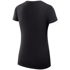 Philadelphia Flyers G-III 4Her by Carl Banks Women's Super-Slim Fit Lightweight Dot Print Team V-Neck T-Shirt Black