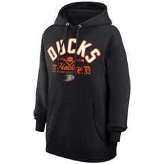 Anaheim Ducks Starter Puck Pullover Hoodie Black
