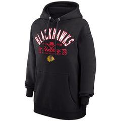 Chicago Blackhawks Starter Puck Pullover Hoodie Black