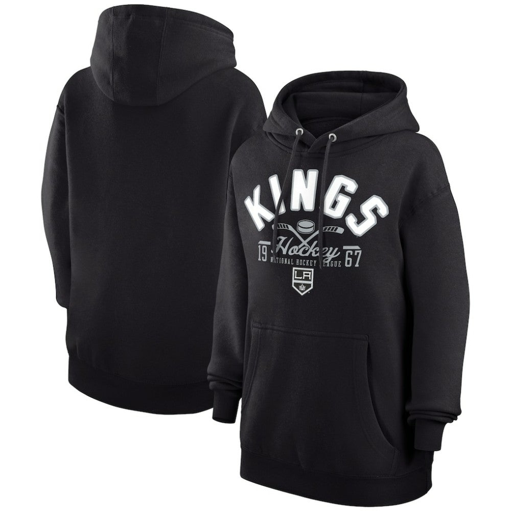 Los Angeles Kings Starter Puck Pullover Hoodie Black