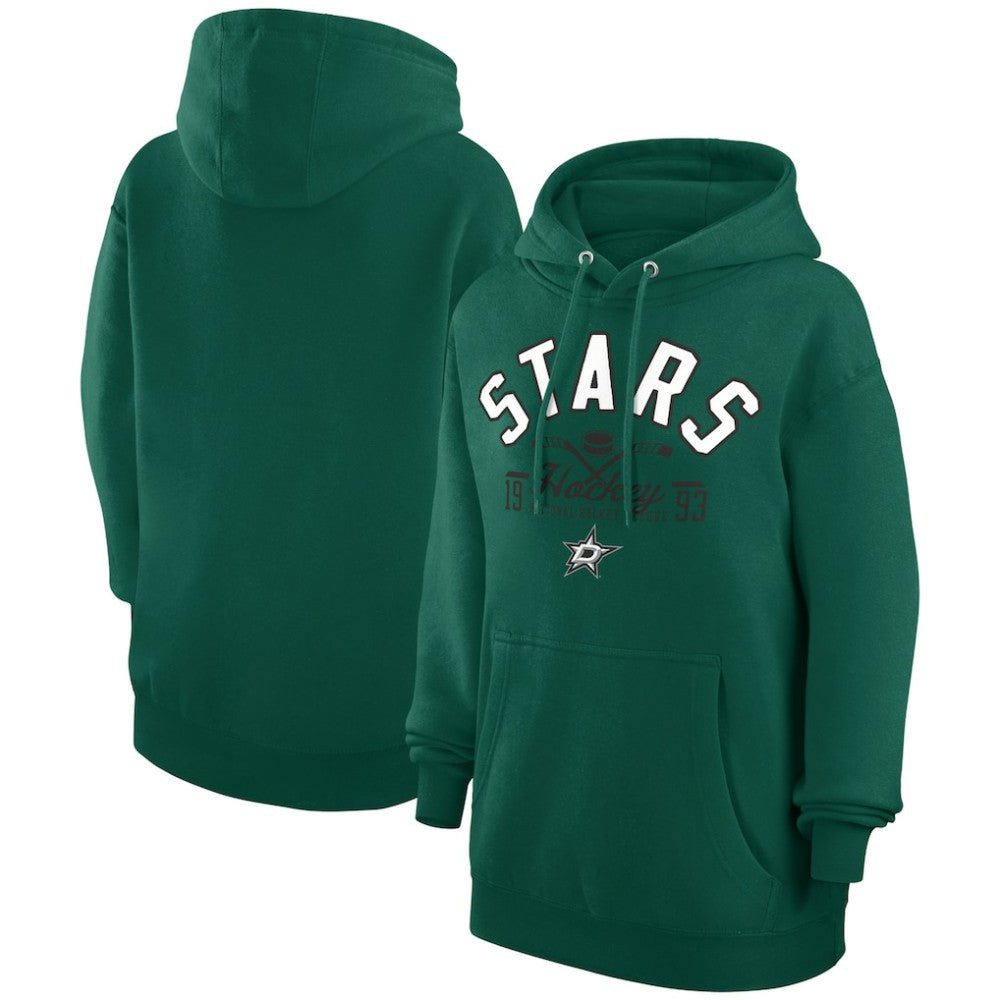 Dallas Stars Starter Puck Pullover Hoodie Green