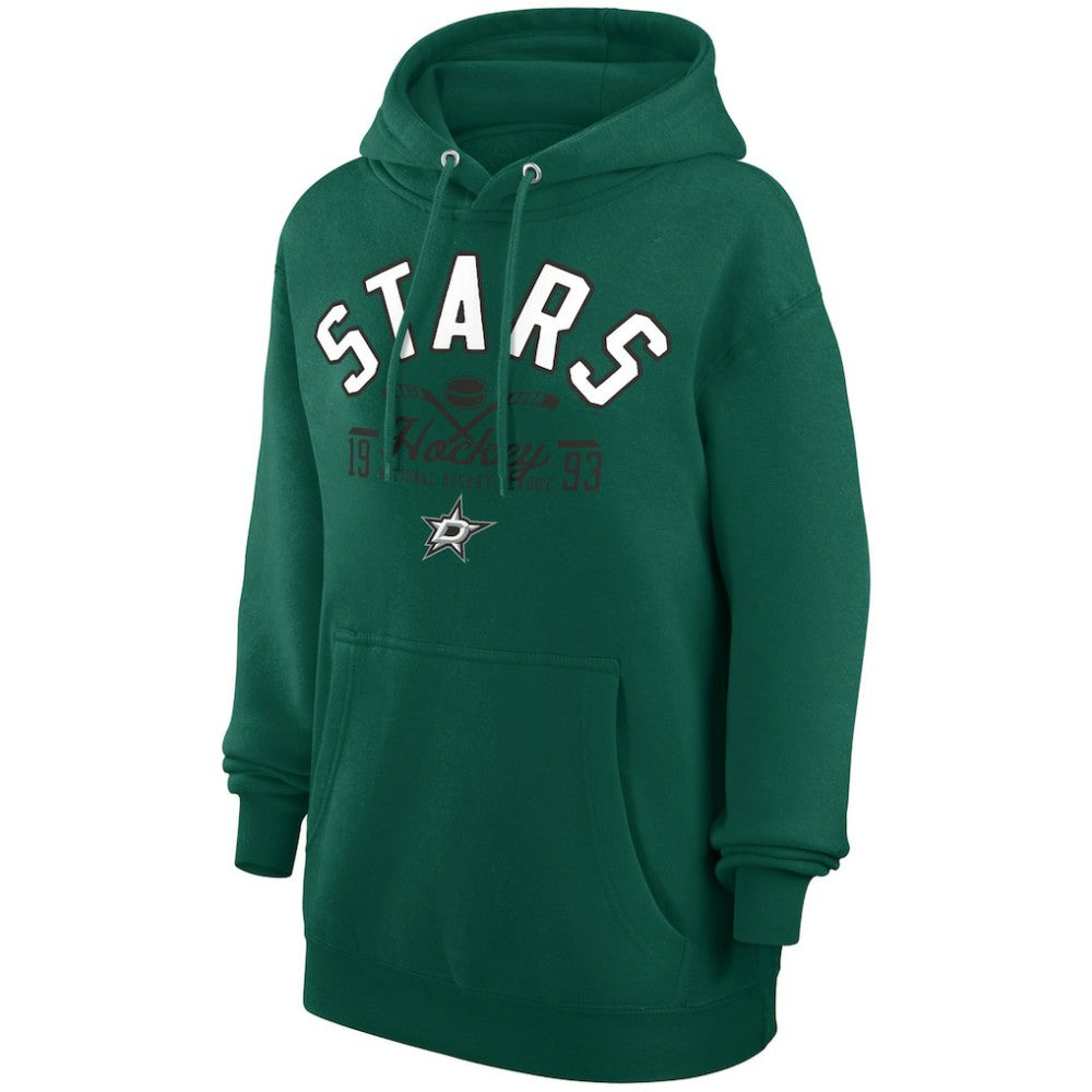 Dallas Stars Starter Puck Pullover Hoodie Green