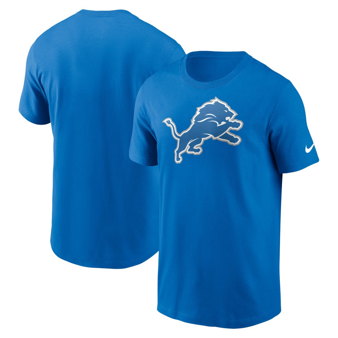 Detroit Lions Primetime Logo Essential T-Shirt - Blue | Nike on sale