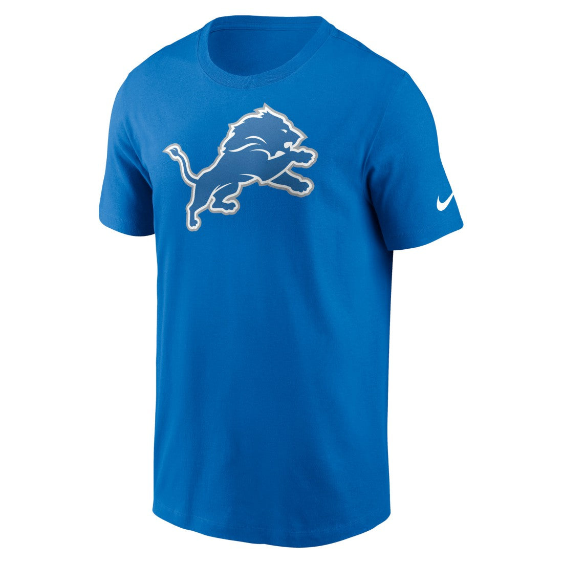 Detroit Lions Primetime Logo Essential T-Shirt - Blue | Nike on sale