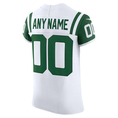 New York Jets Vapor F.U.S.E. Elite Custom Jersey - White | Nike discount