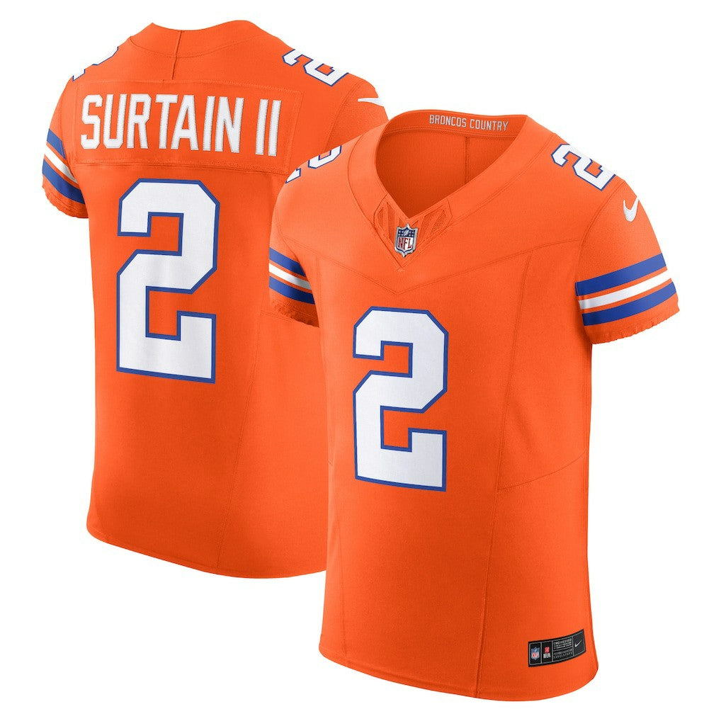 Patrick Surtain II Denver Broncos Vapor F.U.S.E. Elite Jersey Vapor F.U.S.E. Elite Jersey - Orange | Nike discount