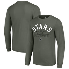 Dallas Stars Starter Puck Long Sleeve T-Shirt Green