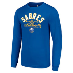 Buffalo Sabres Starter Puck Long Sleeve T-Shirt Royal