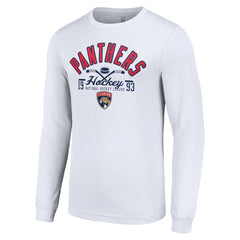 Florida Panthers Starter Puck Long Sleeve T-Shirt White