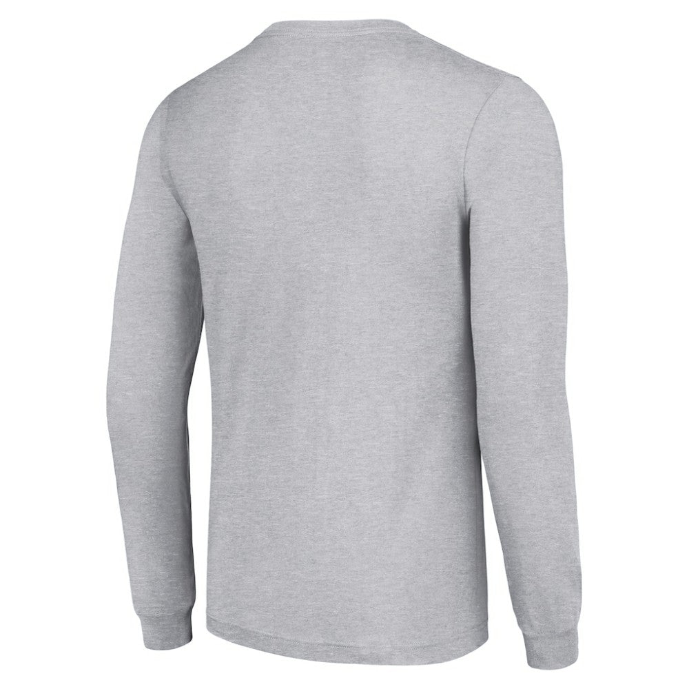 Ottawa Senators Starter Puck Long Sleeve T-Shirt Heather Gray