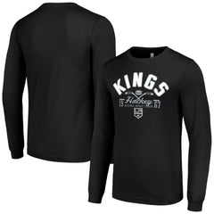 Los Angeles Kings Starter Puck Long Sleeve T-Shirt Black