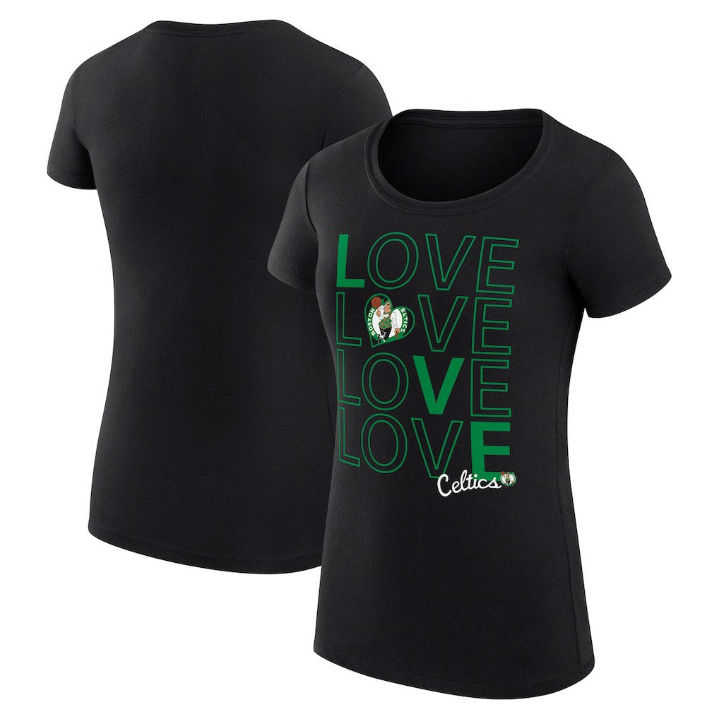 Boston Celtics G-III 4Her by Carl Banks Women's Super-Slim Fit Lightweight Basketball Love T-Shirt - Black online