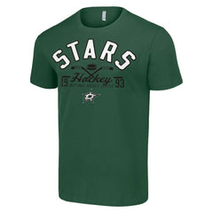 Dallas Stars Starter Half Puck T-Shirt Green