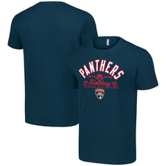 Florida Panthers Starter Half Puck T-Shirt Navy