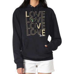 Milwaukee Bucks G-III 4Her by Carl Banks Women's Basketball Love Fleece Pullover Hoodie - Black sale
