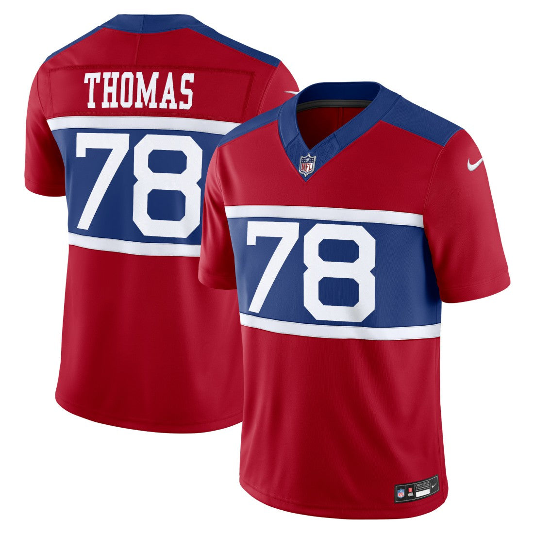 Andrew Thomas New York Giants Alternate Vapor F.U.S.E. Limited Jersey - Century Red | Nike for sale