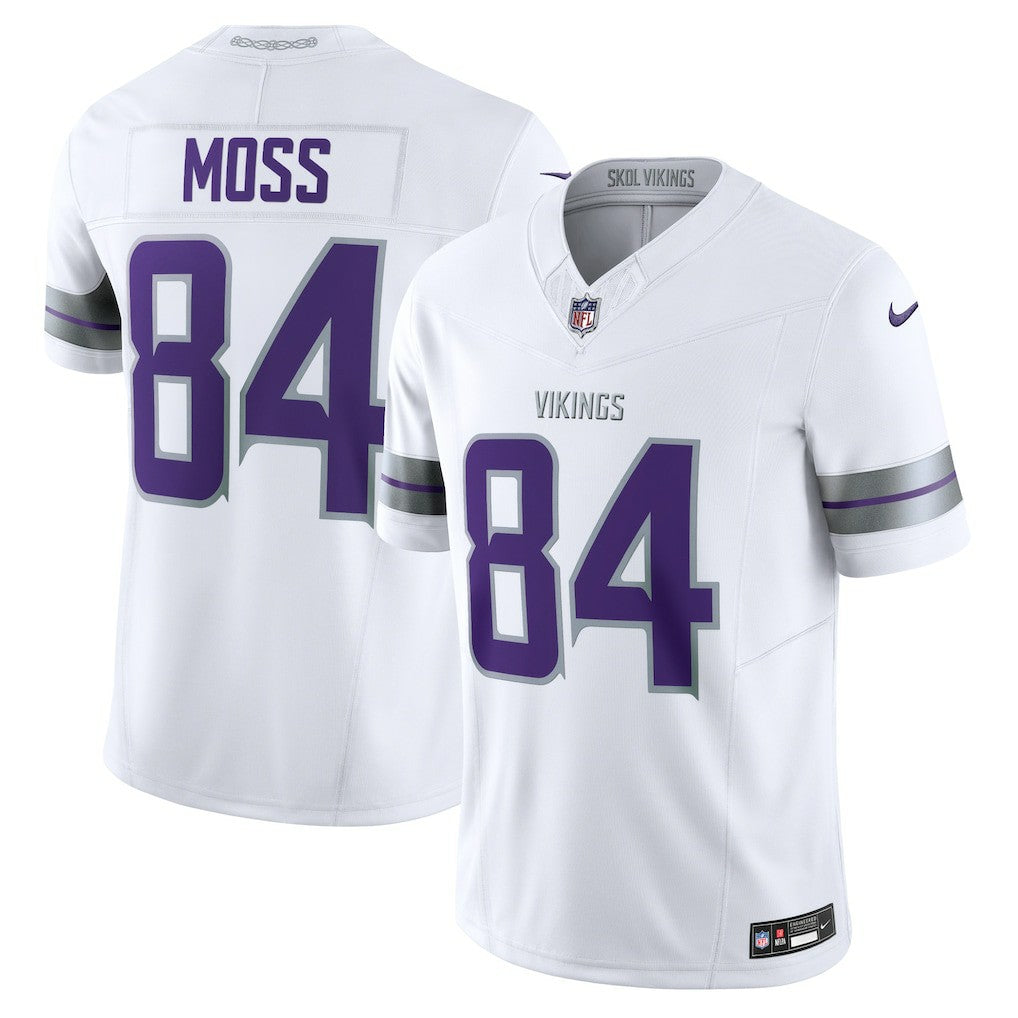 Randy Moss Minnesota Vikings Alternate Vapor F.U.S.E. Retired Player Limited Jersey - White | Nike cheap