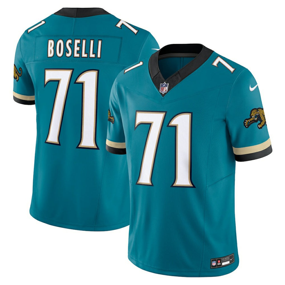 Tony Boselli Jacksonville Jaguars Prowler Throwback Vapor F.U.S.E. Limited Retired Player Jersey - Teal | Nike for sale