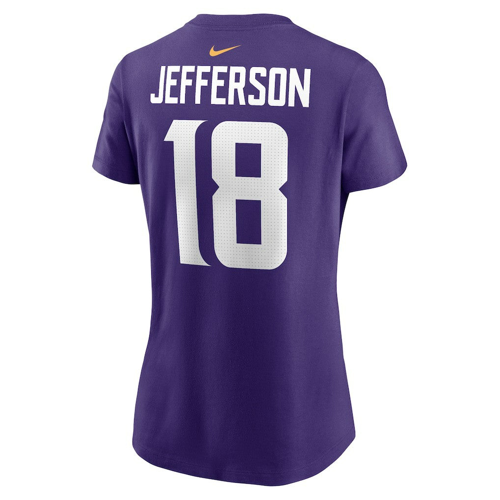 Justin Jefferson Minnesota Vikings Women's Player Name & Number T-Shirt - Purple | Nike for sale